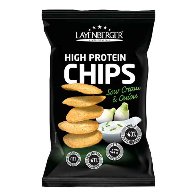 Layenberger High Protein Chips Sour Cream & Onion 75 g von Layenberger Nutrition Group GmbH PZN 13923657