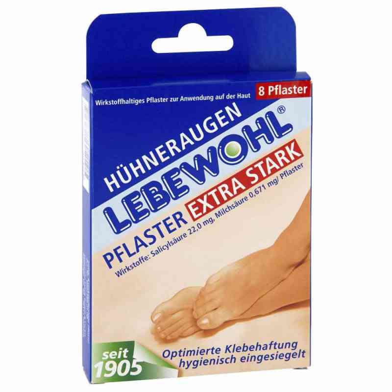 Lebewohl Hühneraugenpflaster extra stark 8 stk von lebewohl-Fabrik GmbH & Co. KG PZN 07798053