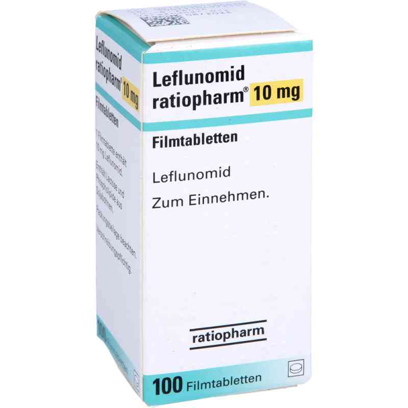 Leflunomid ratiopharm 10 mg Filmtabletten 100 stk von ratiopharm GmbH PZN 06456669