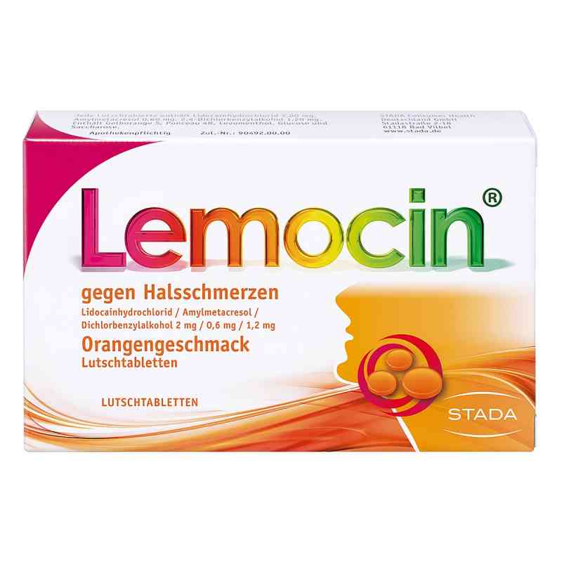 Lemocin gegen Halsschmerzen Orangengeschmack ab 12 Jahren 24 stk von STADA Consumer Health Deutschlan PZN 17537371