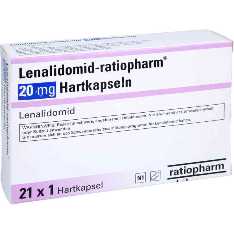 Lenalidomid-ratiopharm 20 Mg Hartkapseln 21 stk von ratiopharm GmbH PZN 17216879