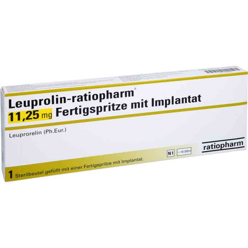 Leuprolin-ratiopharm 11,25 Mg Fertigspritze mit implant. 1 stk von ratiopharm GmbH PZN 13839603