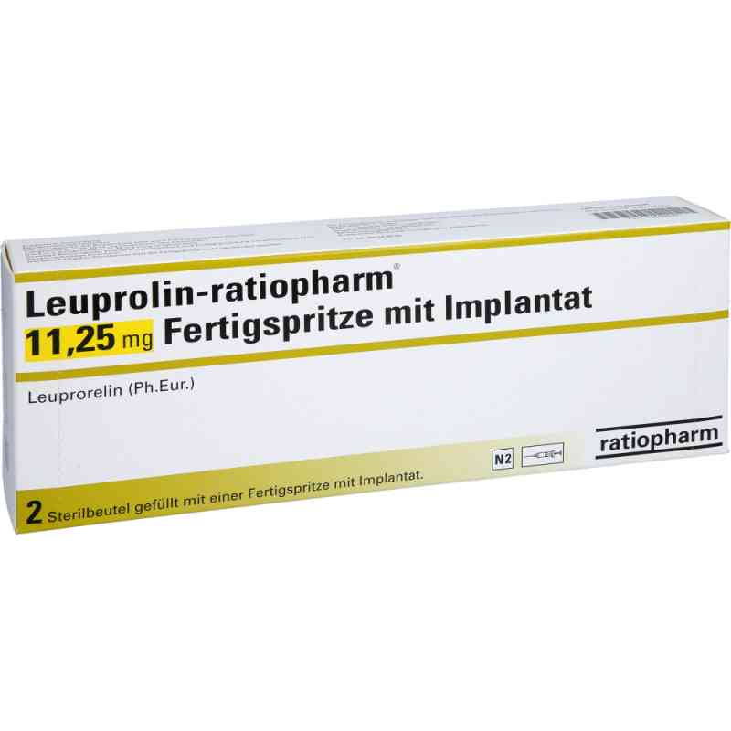 Leuprolin-ratiopharm 11,25 Mg Fertigspritze mit implant. 2 stk von ratiopharm GmbH PZN 13839626
