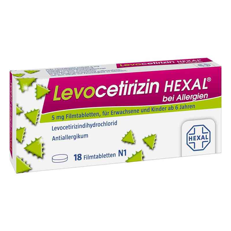 Levocetirizin Hexal bei Allergien 5 mg Filmtabletten 18 stk von Hexal AG PZN 14238248
