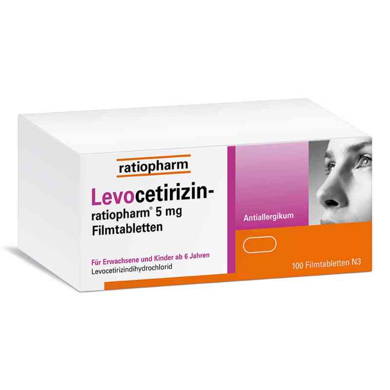 Levocetirizin-ratiopharm 5 mg Filmtabletten 100 stk von ratiopharm GmbH PZN 15197758