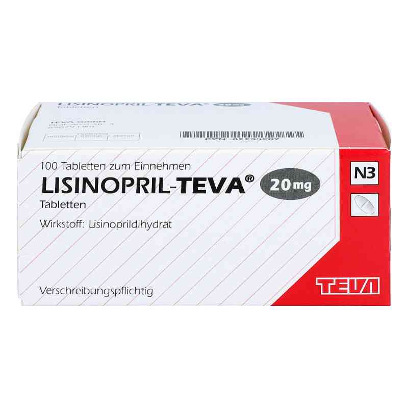 LISINOPRIL-TEVA 20mg 100 stk von Teva GmbH PZN 02295287
