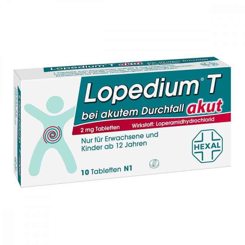 Lopedium T akut bei akutem Durchfall 10 stk von Hexal AG PZN 03928406