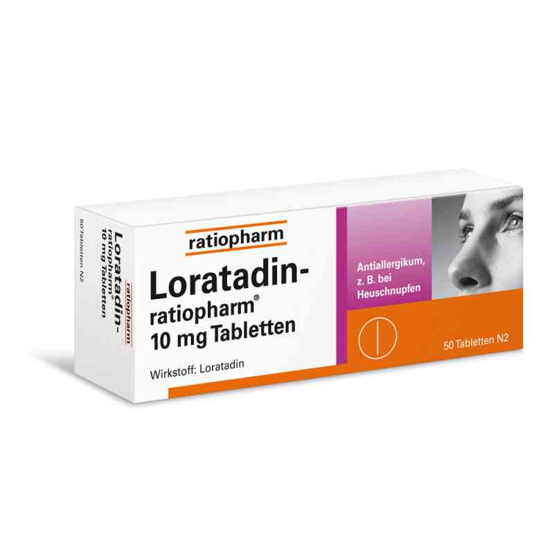 Loratadin-ratiopharm 10mg 50 stk von ratiopharm GmbH PZN 00142906