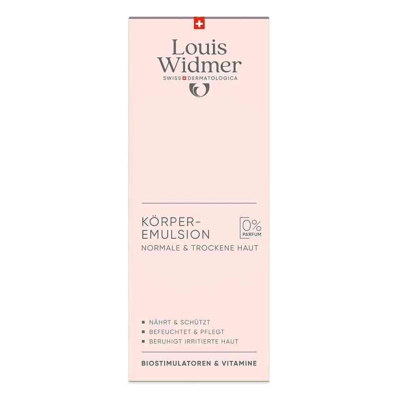 Louis Widmer Körperemulsion unparfümiert 200 ml von LOUIS WIDMER GmbH PZN 19395679