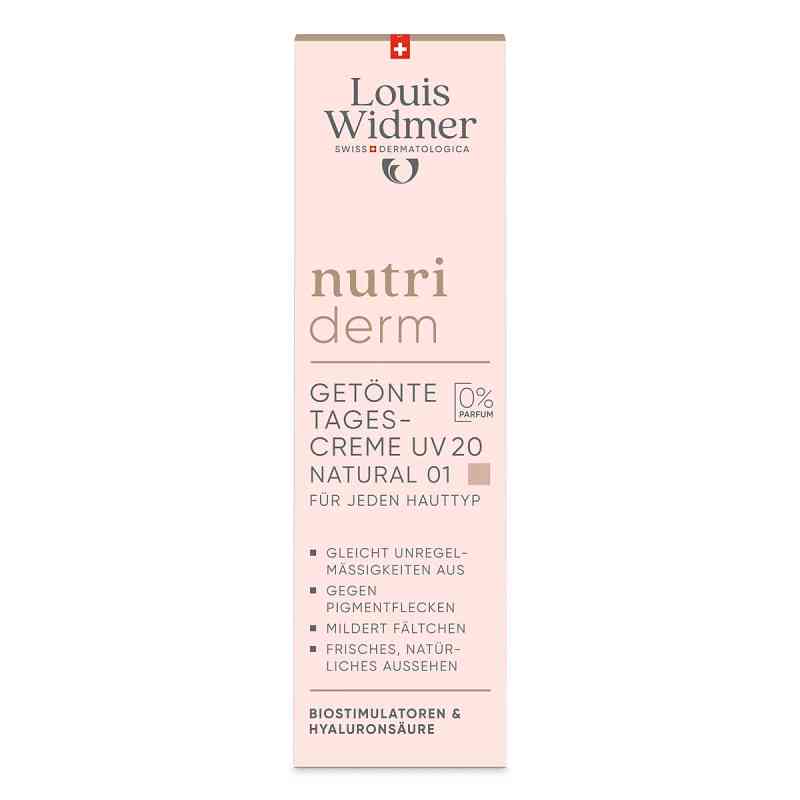 Louis Widmer nutriderm Getönte Tagescreme UV 20 -Natural 01 o.p 30 ml von LOUIS WIDMER GmbH PZN 18442081