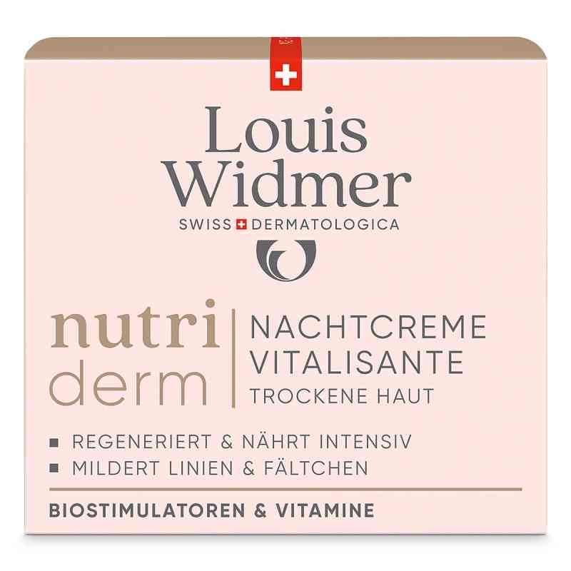 Louis Widmer nutriderm Nachtcreme Vitalisante  50 ml von LOUIS WIDMER GmbH PZN 18442520