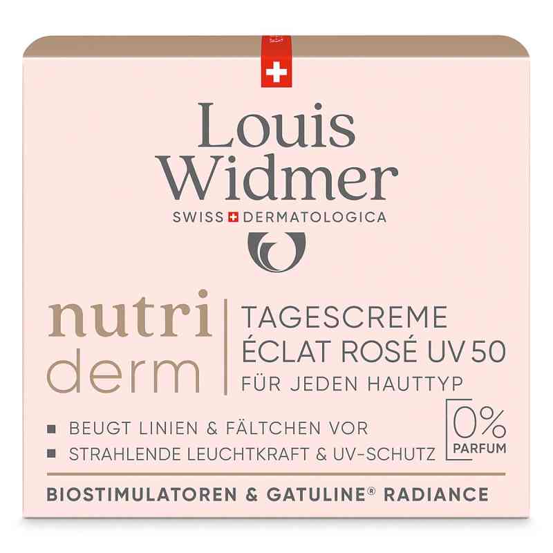 Louis Widmer nutriderm Tagescreme Èclat Rosé UV 50 o.p 50 ml von LOUIS WIDMER GmbH PZN 18442135