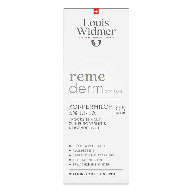 Louis Widmer remederm Körpermilch 5% Urea unparfümiert 200 ml von LOUIS WIDMER GmbH PZN 19400050