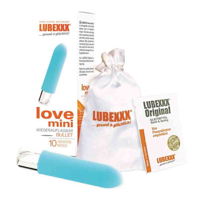 Lubexxx Love Mini Massager Türkis Rechargeable 1 stk von MAKE GmbH PZN 16926260