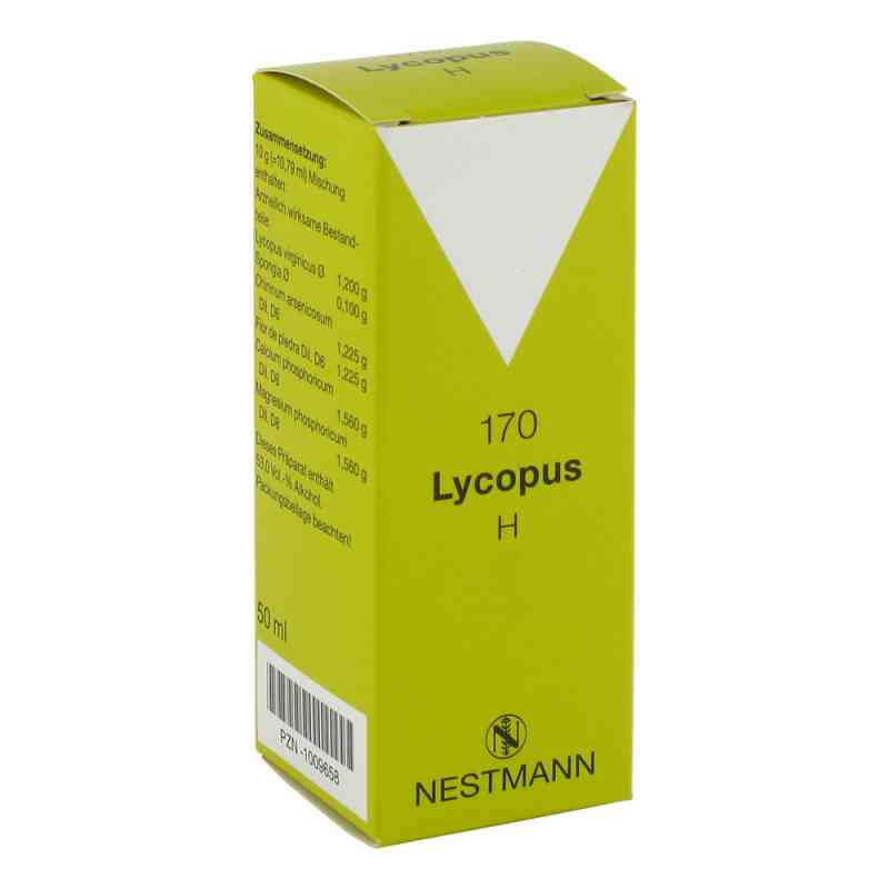 Lycopus H Nummer 170 Tropfen 50 ml von NESTMANN Pharma GmbH PZN 01009658