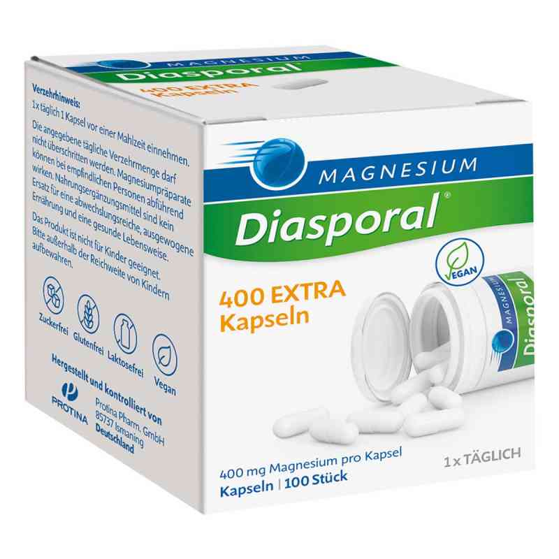 Magnesium Diasporal 400 Extra Kapseln 100 stk von Protina Pharmazeutische GmbH PZN 10192609