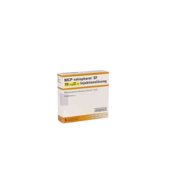 Mcp ratiopharm Sf 10mg/2ml iniecto lsg. Ampullen 5 stk von ratiopharm GmbH PZN 00509407