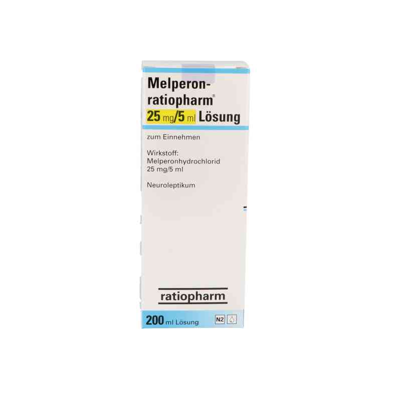 Melperon-ratiopharm 25 mg/5 ml Lösung 200 ml von ratiopharm GmbH PZN 08916750