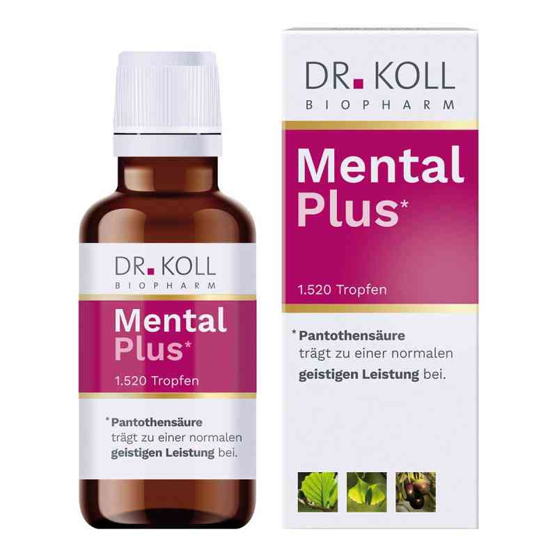 Mental Plus Doktor koll Gemmo Komplex Pantothensäure 50 ml von Dr. Koll Biopharm GmbH PZN 18137685