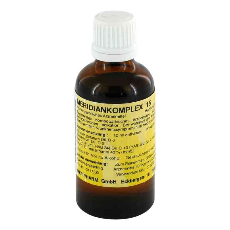 Meridiankomplex 15 Tropfen zum Einnehmen 50 ml von Meripharm GmbH Arzneimittelvertr PZN 08750083