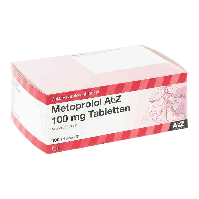 Metoprolol AbZ 100mg 100 stk von AbZ Pharma GmbH PZN 01016428