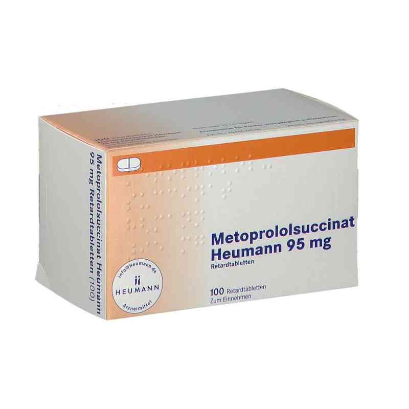 Metoprololsuccinat Heumann 95mg 100 stk von HEUMANN PHARMA GmbH & Co. Generi PZN 00223846