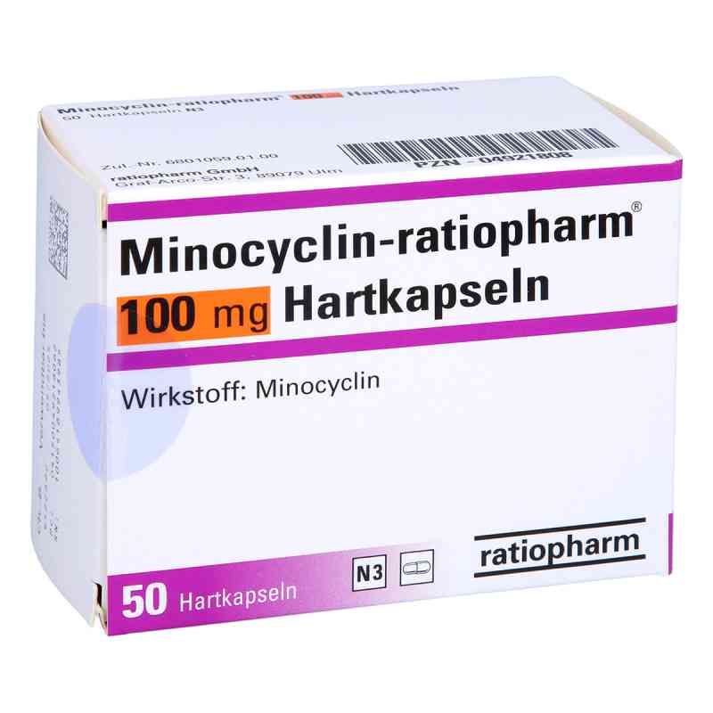 Minocyclin-ratiopharm 100mg 50 stk von ratiopharm GmbH PZN 04921808