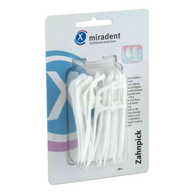 Miradent Zahnpick Zahnseidensticks 30 stk von Hager Pharma GmbH PZN 02172716