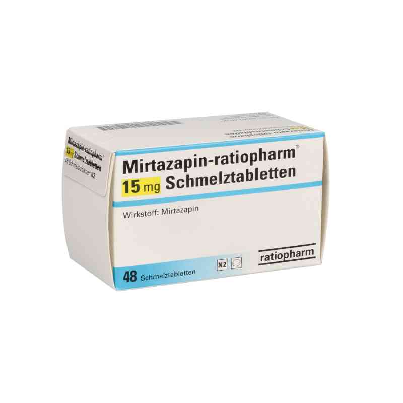 Mirtazapin-ratiopharm 15 mg Schmelztabletten 48 stk von ratiopharm GmbH PZN 05105034