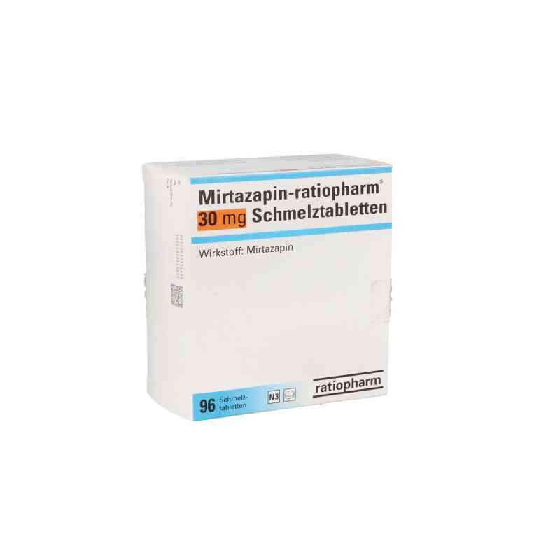 Mirtazapin-ratiopharm 30 mg Schmelztabletten 96 stk von ratiopharm GmbH PZN 05105241