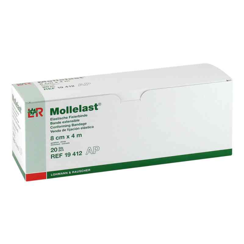 Mollelast 8cmx4m weiss 20 stk von Lohmann & Rauscher GmbH & Co.KG PZN 04781566
