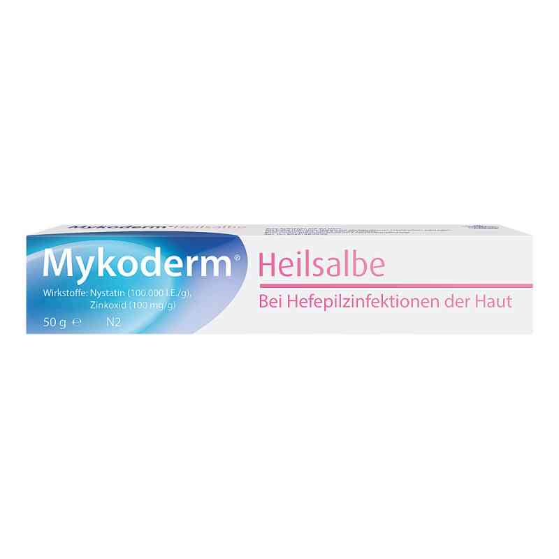 Mykoderm Heilsalbe Nystatin/Zinkoxid 50 g von Engelhard Arzneimittel GmbH & Co.KG PZN 01341393