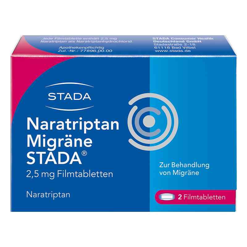 Naratriptan Migräne STADA 2,5mg 2 stk von STADA Consumer Health Deutschland GmbH PZN 09391930