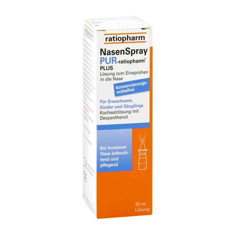 Nasenspray pur ratiopharm plus 20 ml von ratiopharm GmbH PZN 05041423