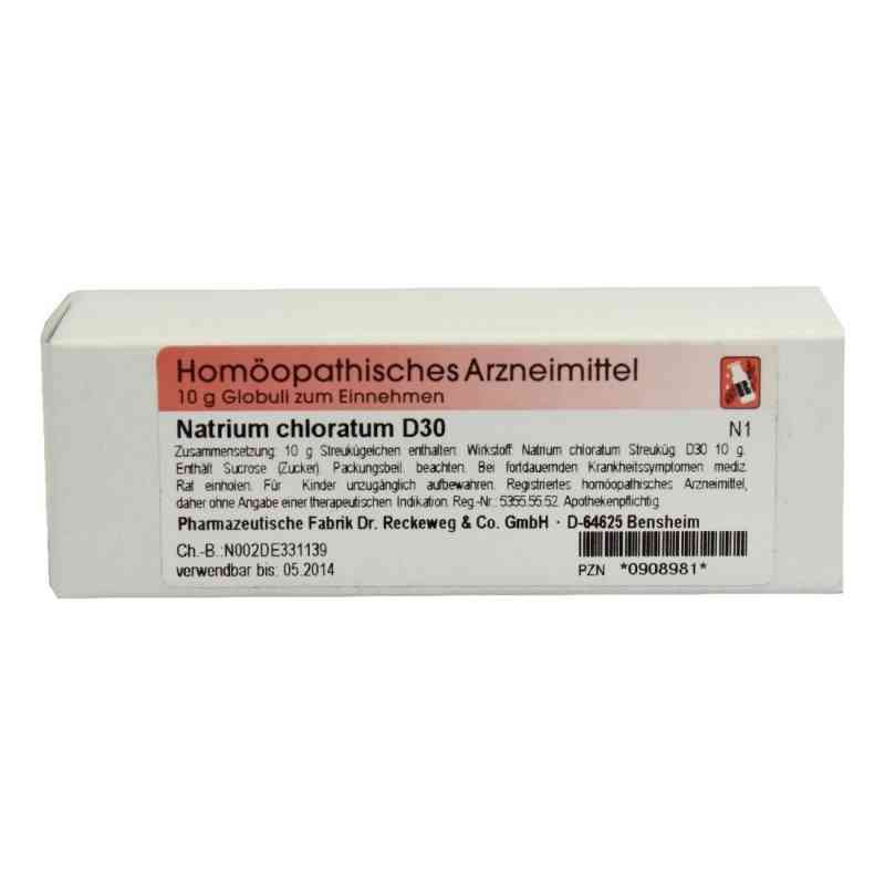 Natrium Chloratum D30 Globuli 10 g von Dr.RECKEWEG & Co. GmbH PZN 00908981