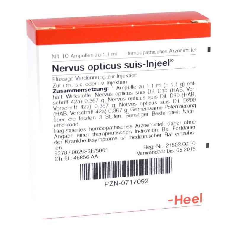 Nervus Opticus suis Injeel Ampullen 10 stk von Biologische Heilmittel Heel GmbH PZN 00717092