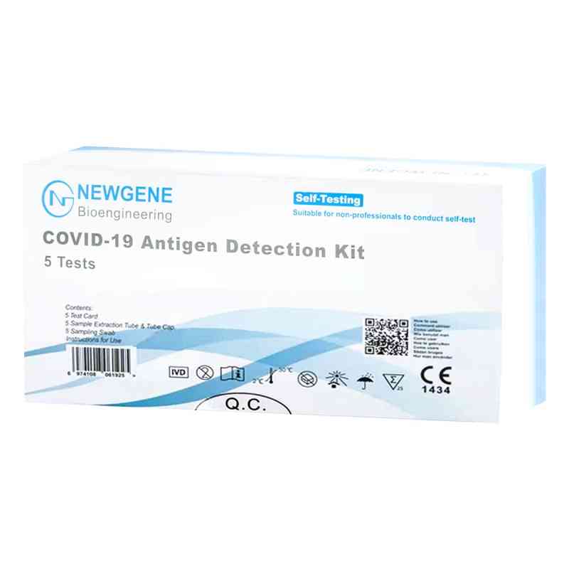 New Gene COVID-19 Antigen Schnelltest – Nasenabstrich CE1434 5 stk von  PZN 08102318