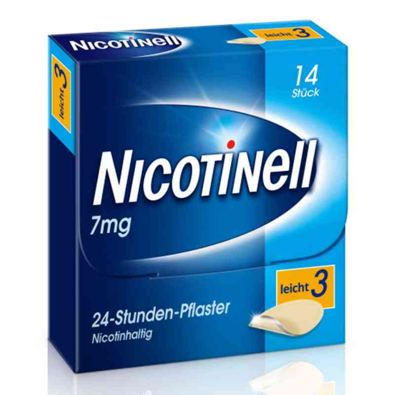 Nicotinell 7mg/24-Stunden-Nikotinpflaster, Leicht (3) 14 stk von GlaxoSmithKline Consumer Healthc PZN 03764519
