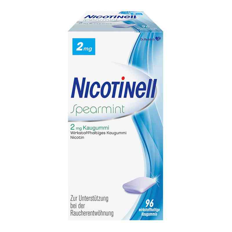 Nicotinell Kaugummi 2 mg Spearmint 96 stk von Cooper Consumer Health Deutschland GmbH PZN 11100271