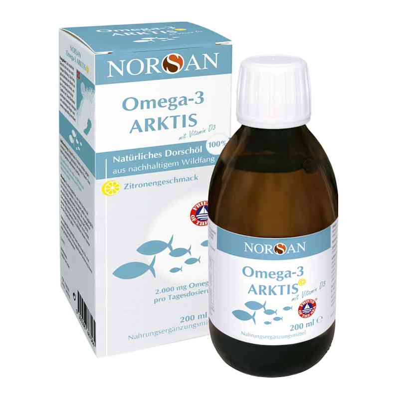 Norsan Omega-3 Arktis Fischöl Mit Vitamin D3 Flüssig 200 ml von San Omega GmbH PZN 17297866