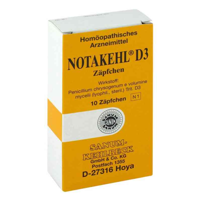 Notakehl D3 Zäpfchen 10 stk von SANUM-KEHLBECK GmbH & Co. KG PZN 03207150
