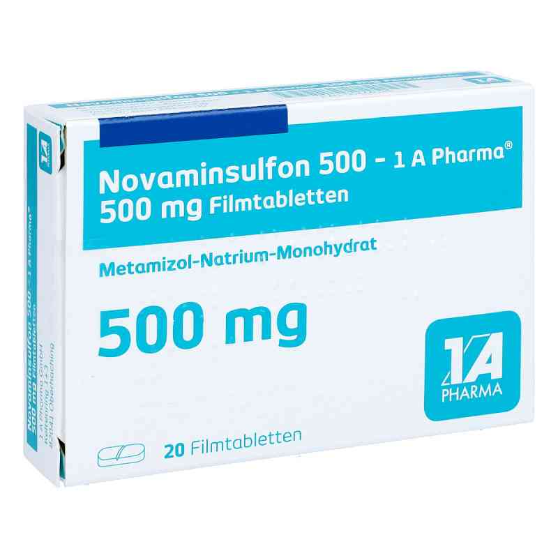 Novaminsulfon 500-1A Pharma 20 stk von 1 A Pharma GmbH PZN 06444028