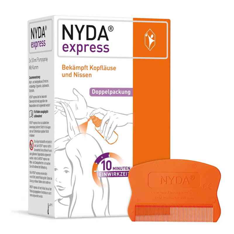 NYDA express gegen Läuse & Nissen 2X50 ml von G. Pohl-Boskamp GmbH & Co. KG PZN 13970527