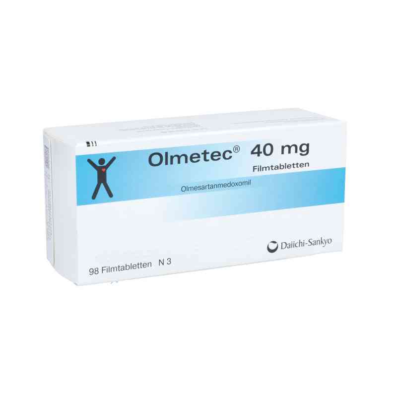 Olmetec 40 mg Filmtabletten 98 stk von DAIICHI SANKYO DEUTSCHLAND GmbH PZN 02231442