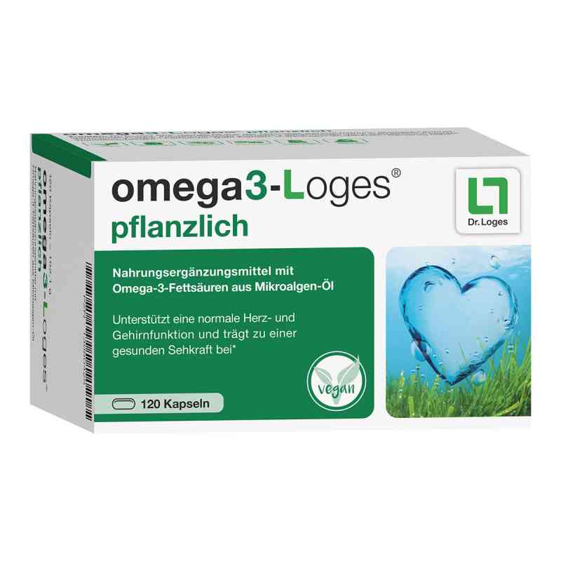 Omega3-loges pflanzlich Kapseln 120 stk von Dr. Loges + Co. GmbH PZN 13980425