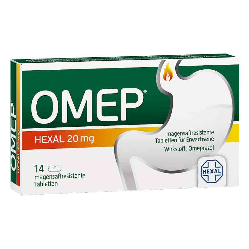 OMEP® HEXAL 20 mg magensaftresistente Tabletten 14 stk von Hexal AG PZN 06817788