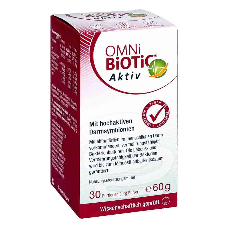 OMNi-BiOTiC® Aktiv Pulver 60 g von INSTITUT ALLERGOSAN Deutschland  PZN 13914262