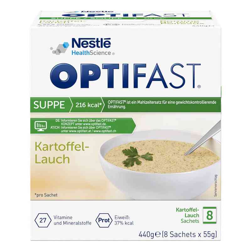 Optifast Home Suppe Kartoffel-Lauch Pulver 8X55 g von Nestle Health Science (Deutschland) GmbH PZN 16016138