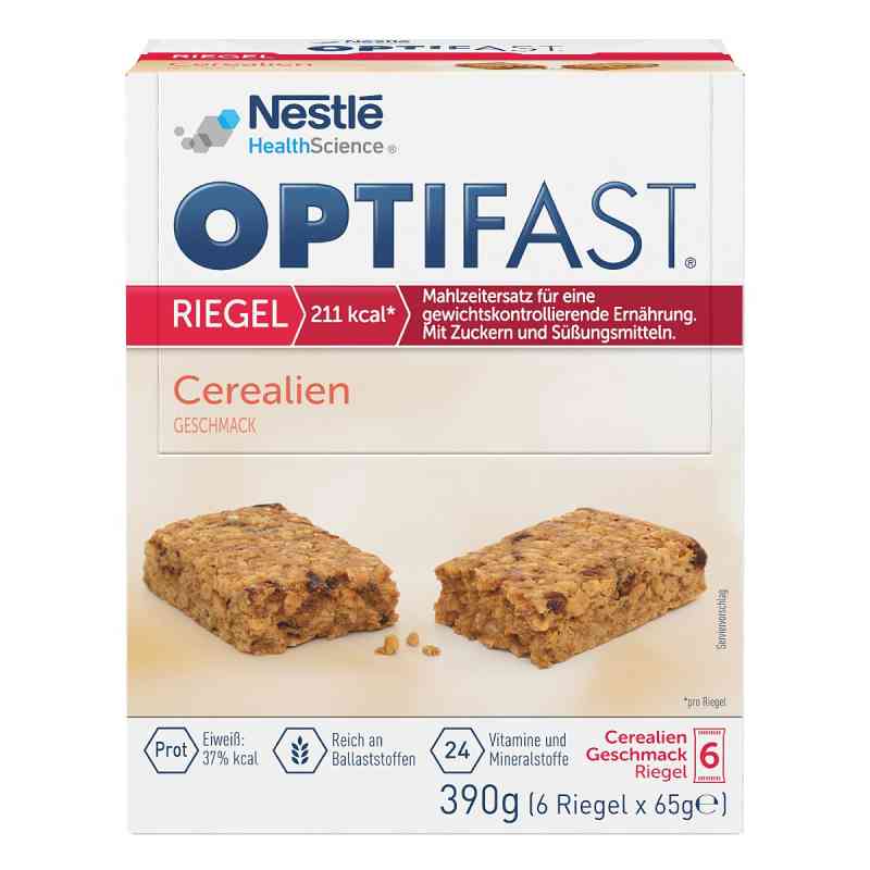Optifast Riegel Cerealien 6X65 g von Nestle Health Science (Deutschland) GmbH PZN 15386583