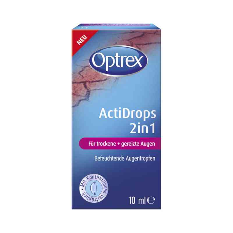 Optrex Actidrops 2in1 für trockene+gereizte Augen 10 ml von Reckitt Benckiser Deutschland Gm PZN 10822246